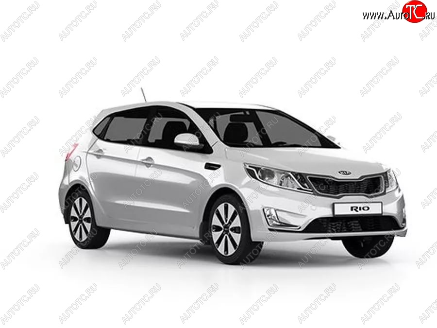 3 659 р. Стандартный передний бампер KIA Rio 3 QB дорестайлингхэтчбек5дв. (2011-2015) (Окрашенный)  с доставкой в г. Нижний Новгород