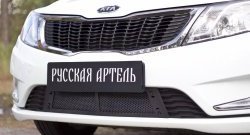 1 769 р. Защитная сетка решетки переднего бампера РА KIA Rio 3 QB дорестайлингхэтчбек5дв. (2011-2015)  с доставкой в г. Нижний Новгород. Увеличить фотографию 6