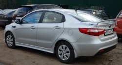 2 549 р. Спойлер LitCompany KIA Rio 3 QB дорестайлинг седан (2011-2015) (Неокрашенный)  с доставкой в г. Нижний Новгород. Увеличить фотографию 4