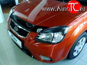 2 069 р. Дефлектор капота NovLine KIA Rio 2 JB дорестайлинг седан (2005-2009)  с доставкой в г. Нижний Новгород