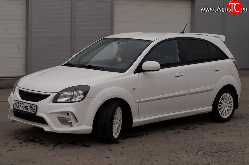 4 599 р. Комплект порогов Vita Dm  KIA Rio ( 2 JB,  4 FB) (2005-2024) дорестайлинг седан, дорестайлинг, хэтчбэк 5 дв., рестайлинг, хэтчбэк 5 дв., рестайлинг седан (Неокрашенные)  с доставкой в г. Нижний Новгород