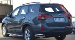 21 699 р. Широкая защита порогов SLITKOFF  KIA Sorento  XM (2012-2015) рестайлинг  с доставкой в г. Нижний Новгород. Увеличить фотографию 4