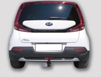 7 299 р. Фаркоп Лидер Плюс  KIA Soul  SK3 (2018-2022) (Без электропакета)  с доставкой в г. Нижний Новгород. Увеличить фотографию 2