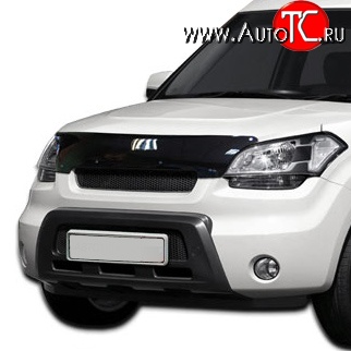 569 р. Дефлектор капота NovLine KIA Soul AM дорестайлинг (2008-2011)  с доставкой в г. Нижний Новгород