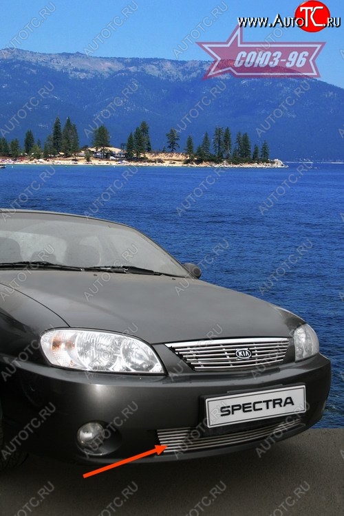 4 049 р. Декоративный элемент воздухозаборника Souz-96 (d10) KIA Spectra (2000-2009)  с доставкой в г. Нижний Новгород