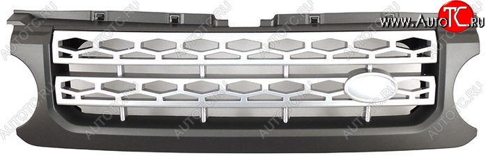 11 249 р. Решётка радиатора SAT  Land Rover Discovery  4 L319 (2009-2016) (Неокрашенная)  с доставкой в г. Нижний Новгород