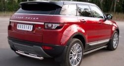 15 799 р. Защита порогов из круглой трубы диаметром 63 мм (Prestige u Pure) Russtal Land Rover Range Rover Evoque 1 L538 дорестайлинг 5 дв. (2011-2015) (Защита порогов с со скосами на торцах (вариант 1))  с доставкой в г. Нижний Новгород. Увеличить фотографию 4