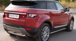 15 799 р. Защита порогов из круглой трубы диаметром 63 мм (Prestige u Pure) Russtal Land Rover Range Rover Evoque 1 L538 дорестайлинг 5 дв. (2011-2015) (Защита порогов с со скосами на торцах (вариант 1))  с доставкой в г. Нижний Новгород. Увеличить фотографию 8