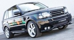 5 199 р. Пороги накладки HAMANN CONQUEROR I Land Rover Range Rover Sport 1 L320 дорестайлинг (2005-2009) (Неокрашенные)  с доставкой в г. Нижний Новгород. Увеличить фотографию 2