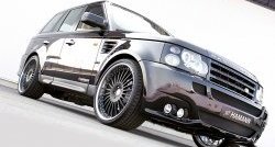 5 199 р. Пороги накладки HAMANN CONQUEROR I Land Rover Range Rover Sport 1 L320 дорестайлинг (2005-2009) (Неокрашенные)  с доставкой в г. Нижний Новгород. Увеличить фотографию 8