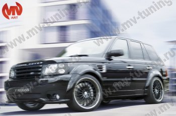 23 899 р. Пороги накладки HAMMAN  Land Rover Range Rover Sport  1 L320 (2005-2009) дорестайлинг (Неокрашенные)  с доставкой в г. Нижний Новгород. Увеличить фотографию 3