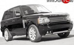 23 049 р. Накладка Verge на передний бампер Land Rover Range Rover 3 L322 дорестайлинг (2002-2006) (Неокрашенная)  с доставкой в г. Нижний Новгород. Увеличить фотографию 2