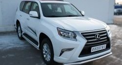 22 999 р. Защита переднего бампера (Ø63 мм волна, нержавейка) SLITKOFF Lexus GX460 J150 1-ый рестайлинг (2013-2019)  с доставкой в г. Нижний Новгород. Увеличить фотографию 3