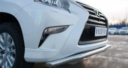 22 999 р. Защита переднего бампера (Ø63 мм волна, нержавейка) SLITKOFF Lexus GX460 J150 1-ый рестайлинг (2013-2019)  с доставкой в г. Нижний Новгород. Увеличить фотографию 4