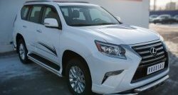 14 999 р. Защита порогов из круглой трубы диаметром 42 мм SLITKOFF  Lexus GX460  J150 (2013-2022) 1-ый рестайлинг, 2-ой рестайлинг  с доставкой в г. Нижний Новгород. Увеличить фотографию 2