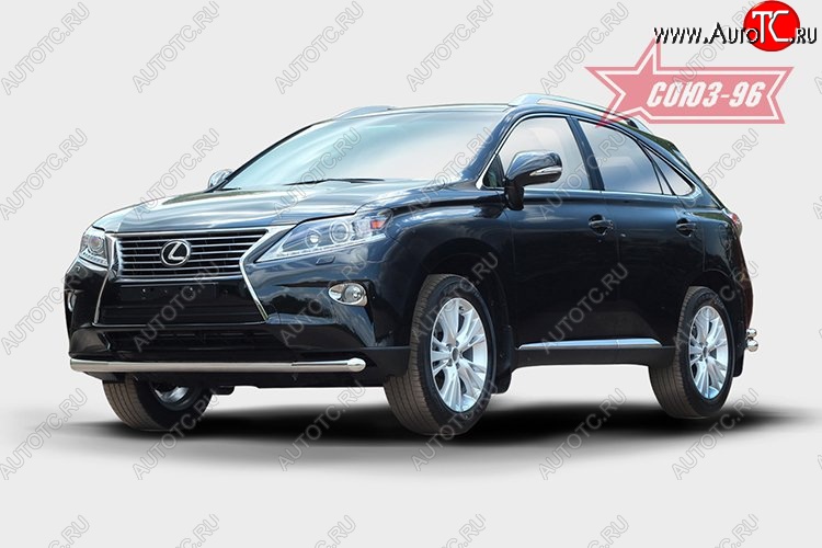 1 052 р. Защита переднего бампера одинарная Souz-96 (d60). Lexus RX 270 AL20 дорестайлинг (2015-2019)  с доставкой в г. Нижний Новгород