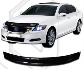 Дефлектор капота CA-Plastiс Lexus GS300 S190 дорестайлинг (2005-2006)