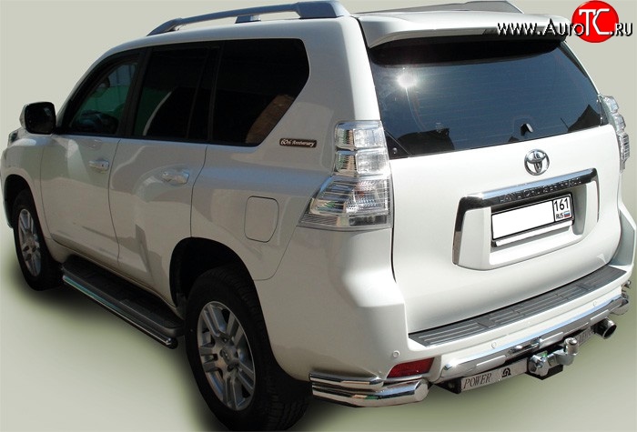 9 549 р. Фаркоп Лидер Плюс (до 2000 кг)  Lexus GX460  J150 (2009-2013), Lexus GX470  J120 (2002-2007), Toyota Land Cruiser Prado  J120 (2002-2009) (Без электропакета)  с доставкой в г. Нижний Новгород