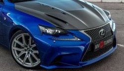 1 299 р. Реснички на фары Tuning-Sport Lexus IS250 XE30 седан дорестайлинг (2013-2016) (Неокрашенные)  с доставкой в г. Нижний Новгород. Увеличить фотографию 9