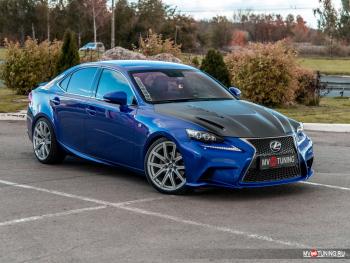 53 999 р. Капот F-SPORT Lexus IS250 XE30 седан дорестайлинг (2013-2016) (Неокрашенный)  с доставкой в г. Нижний Новгород. Увеличить фотографию 2