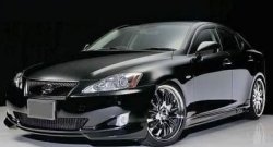 7 999 р. Накладка на передний бампер CT Lexus IS250 XE20 седан дорестайлинг (2005-2013) (Неокрашенная)  с доставкой в г. Нижний Новгород. Увеличить фотографию 3