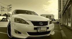 9 299 р. Накладка на передний бампер WALD SPORTS LINE Lexus IS250 XE20 седан дорестайлинг (2005-2013) (Неокрашенная)  с доставкой в г. Нижний Новгород. Увеличить фотографию 2