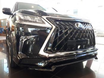 45 999 р. Юбка переднего бампера HEMMES Lexus LX450d J200 2-ой рестайлинг (2015-2022) (Неокрашенная)  с доставкой в г. Нижний Новгород. Увеличить фотографию 13