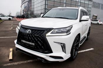 45 999 р. Юбка переднего бампера HEMMES Lexus LX450d J200 2-ой рестайлинг (2015-2022) (Неокрашенная)  с доставкой в г. Нижний Новгород. Увеличить фотографию 16