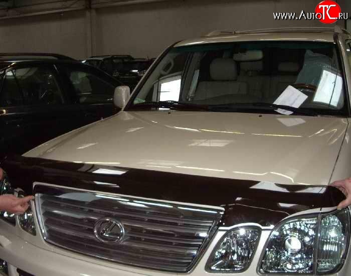 3 169 р. Дефлектор капота NovLine  Lexus LX470  J100 (1998-2002) дорестайлинг  с доставкой в г. Нижний Новгород