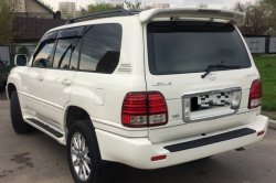 6 649 р. Спойлер со стоп сигналом CUSTOM Lexus LX470 J100 дорестайлинг (1998-2002) (Неокрашенный)  с доставкой в г. Нижний Новгород. Увеличить фотографию 2