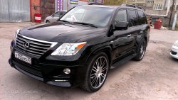 15 349 р. Накладки на колёсные арки JAOS  Lexus LX570  J200 (2007-2012) дорестайлинг (Неокрашенные)  с доставкой в г. Нижний Новгород. Увеличить фотографию 4