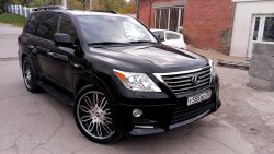 15 349 р. Накладки на колёсные арки JAOS  Lexus LX570  J200 (2007-2012) дорестайлинг (Неокрашенные)  с доставкой в г. Нижний Новгород. Увеличить фотографию 1