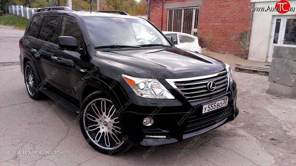 15 349 р. Накладки на колёсные арки JAOS Lexus LX570 J200 дорестайлинг (2007-2012) (Неокрашенные)  с доставкой в г. Нижний Новгород