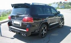 12 599 р. Накладка WALD Black Bison на задний бампер Lexus LX570 J200 дорестайлинг (2007-2012)  с доставкой в г. Нижний Новгород. Увеличить фотографию 2