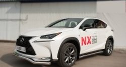 16 999 р. Защита переднего бампера (Ø63 мм волна, нержавейка, F-SPORT) SLITKOFF Lexus NX200T Z10 (2014-2017)  с доставкой в г. Нижний Новгород. Увеличить фотографию 4