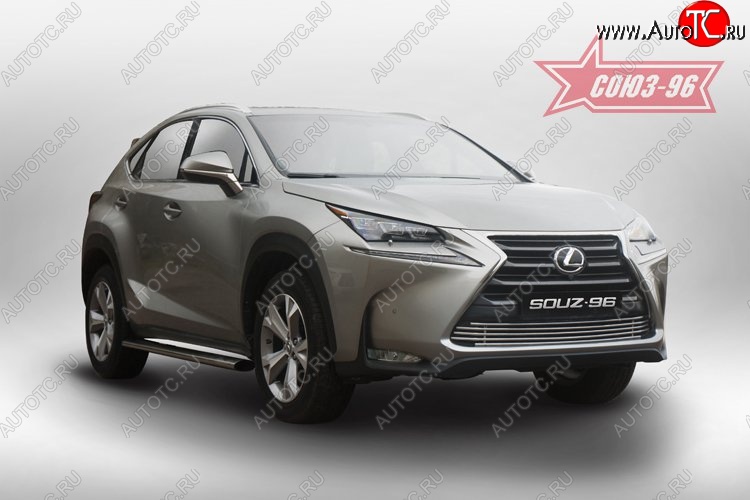 10 499 р. Декоративный элемент воздухозаборника Souz-96 (d10) Lexus NX200T Z10 (2014-2017)  с доставкой в г. Нижний Новгород