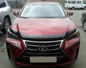 2 999 р. Дефлектор капота SIM  Lexus NX200  Z10 - NX300h  Z10  с доставкой в г. Нижний Новгород. Увеличить фотографию 1