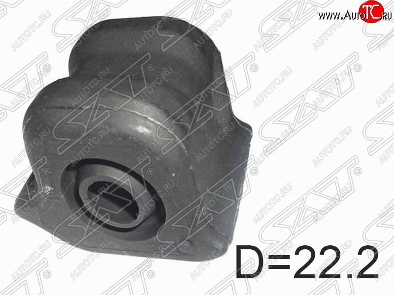 174 р. Правая резиновая втулка переднего стабилизатора SAT (D=22.2, 2AZFE) Toyota Auris E150 хэтчбэк 5 дв. дорестайлинг (2006-2010)  с доставкой в г. Нижний Новгород