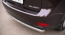 15 999 р. Одинарная защита заднего бампера из трубы диаметром 63 мм SLITKOFF Lexus RX270 AL10 дорестайлинг (2010-2012)  с доставкой в г. Нижний Новгород. Увеличить фотографию 3