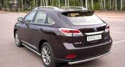 15 999 р. Одинарная защита заднего бампера из трубы диаметром 63 мм SLITKOFF Lexus RX270 AL10 дорестайлинг (2010-2012)  с доставкой в г. Нижний Новгород. Увеличить фотографию 4