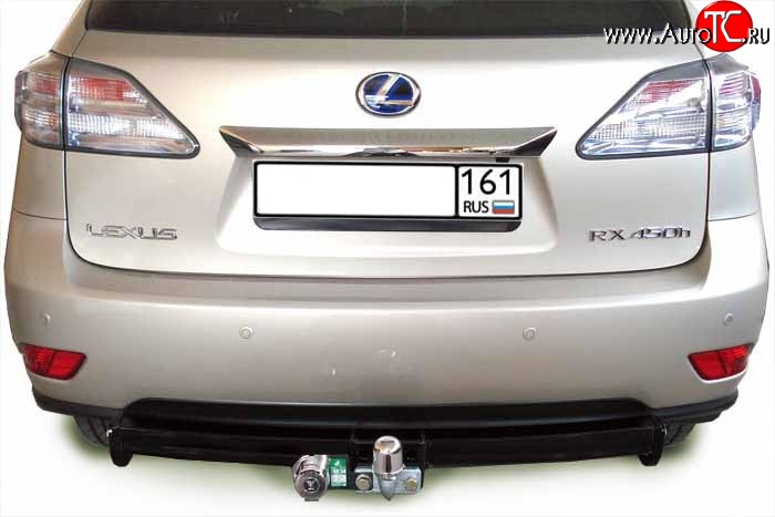 8 349 р. Фаркоп Лидер Плюс (до 1200 кг) Lexus RX450H AL10 дорестайлинг (2009-2012) (Без электропакета)  с доставкой в г. Нижний Новгород