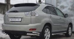 19 949 р. Защита порогов из круглой трубы диаметром 63 мм SLITKOFF Lexus RX330 XU30 (2003-2006)  с доставкой в г. Нижний Новгород. Увеличить фотографию 2