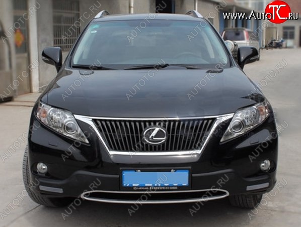 21 599 р. Накладка на передний бампер CT v2 v2 Lexus RX350 AL10 дорестайлинг (2008-2012) (Неокрашенная)  с доставкой в г. Нижний Новгород