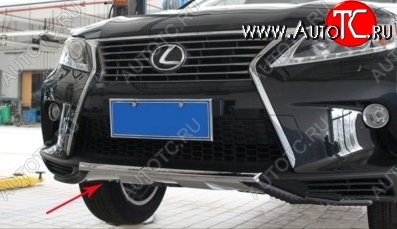 21 599 р. Накладка на передний бампер CT v4 v4 Lexus RX350 AL10 дорестайлинг (2008-2012) (Неокрашенная)  с доставкой в г. Нижний Новгород