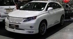 13 349 р. Накладка JAOS на передний бампер Lexus RX350 AL10 дорестайлинг (2008-2012) (Неокрашенная)  с доставкой в г. Нижний Новгород. Увеличить фотографию 2