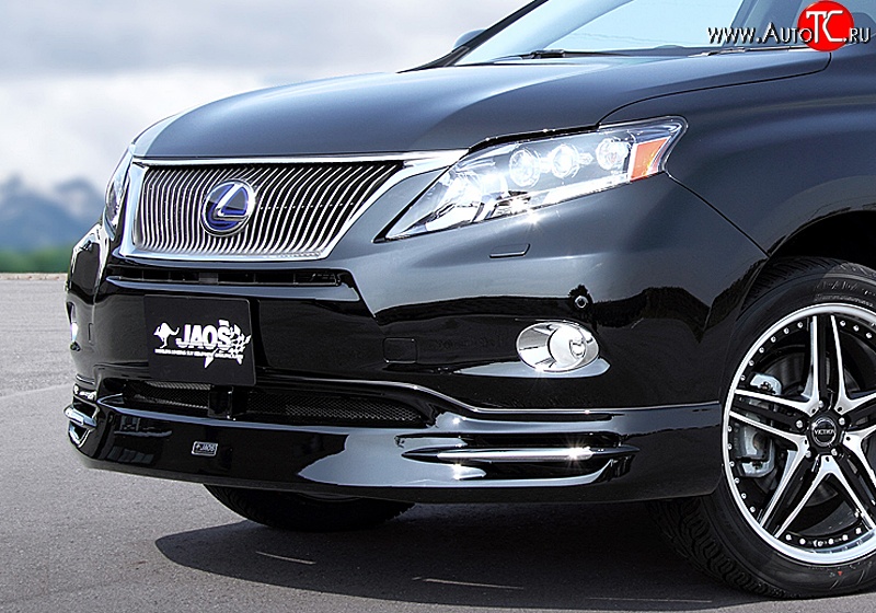 13 349 р. Накладка JAOS на передний бампер Lexus RX350 AL10 дорестайлинг (2008-2012) (Неокрашенная)  с доставкой в г. Нижний Новгород