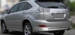 7 199 р. Накладка на задний бампер СТ v1 Lexus RX350 AL10 дорестайлинг (2008-2012) (Неокрашенная)  с доставкой в г. Нижний Новгород. Увеличить фотографию 2