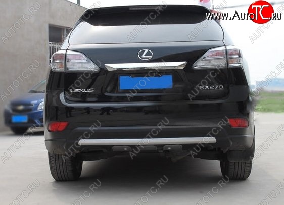 21 599 р. Накладка на задний бампер CT v3 Lexus RX350 AL10 дорестайлинг (2008-2012) (Неокрашенная)  с доставкой в г. Нижний Новгород