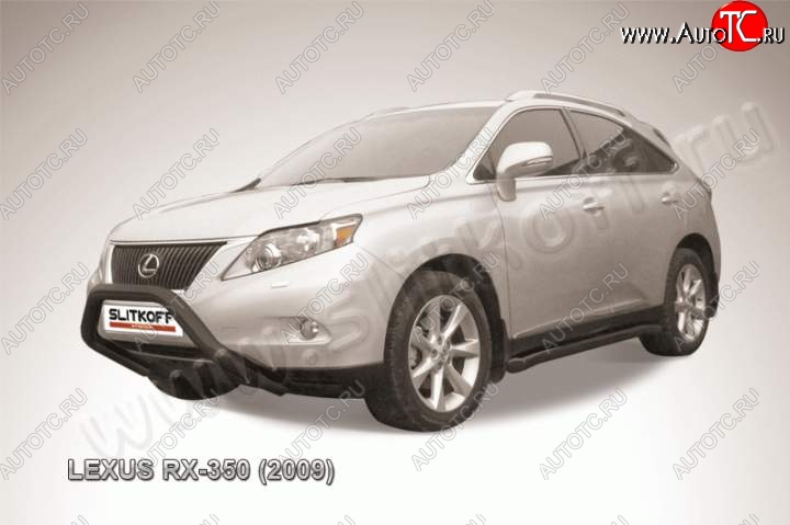 28 999 р. Кенгурятник d76 низкий мини Lexus RX350 AL10 дорестайлинг (2008-2012) (Цвет: серебристый)  с доставкой в г. Нижний Новгород