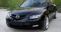 799 р. Реснички на фары RA Mazda 3/Axela BK дорестайлинг, хэтчбэк (2003-2006) (Неокрашенные)  с доставкой в г. Нижний Новгород. Увеличить фотографию 3